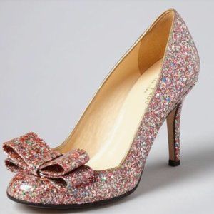Kate Spade Krysta Glitter stilettos size 7 New
